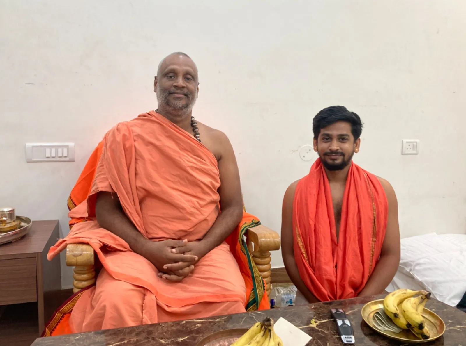 Sri Yogi Guruji during his yatra to Prayagraj