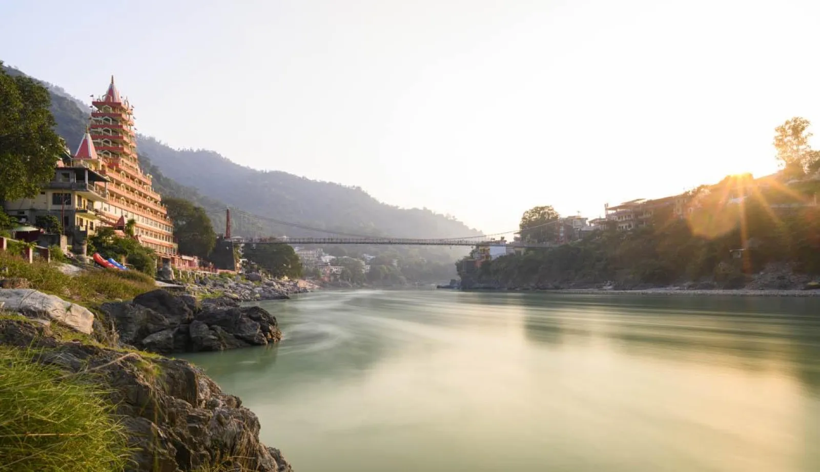 The Ganga at Rishikesh at first light