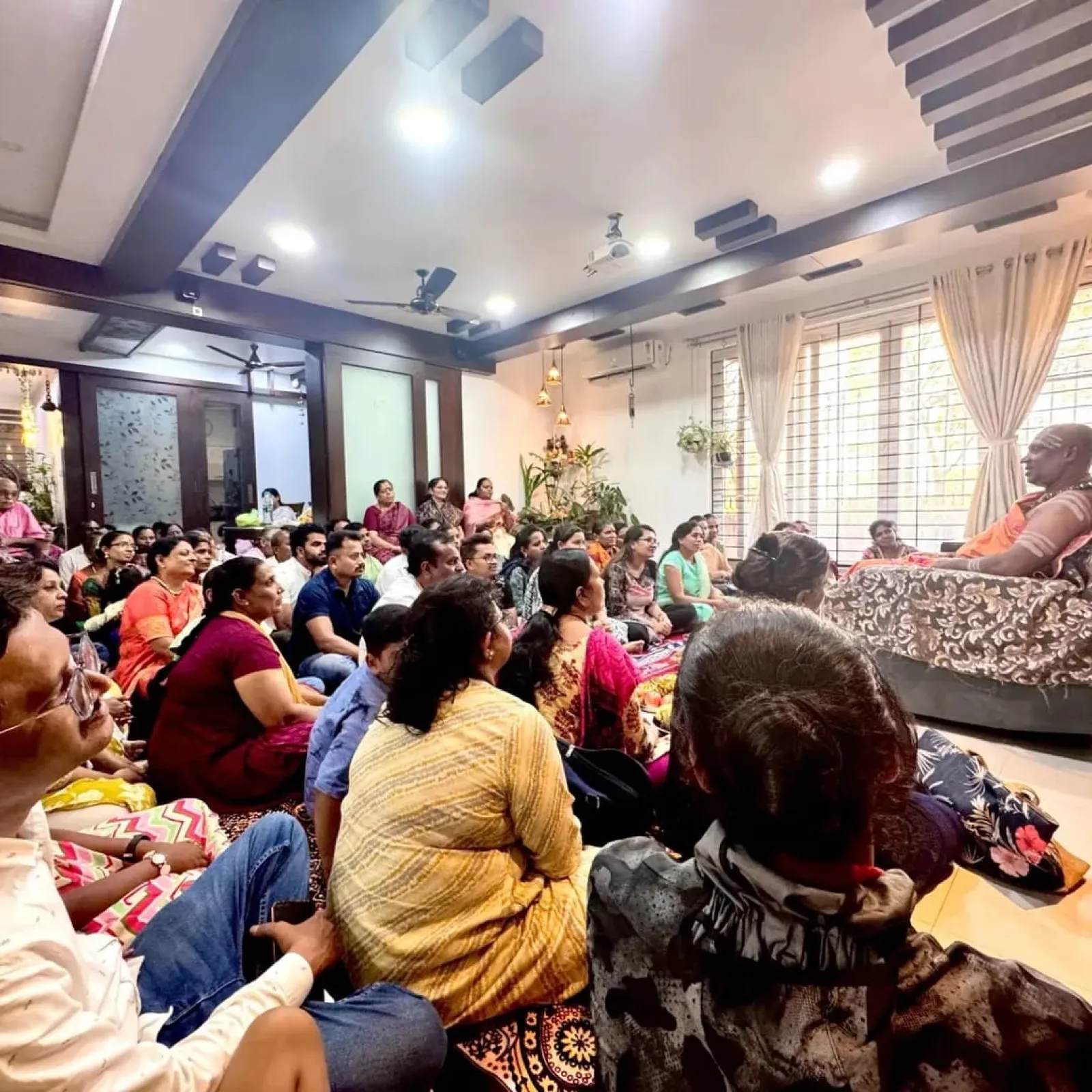 Sri Yogi Guruji among devotees