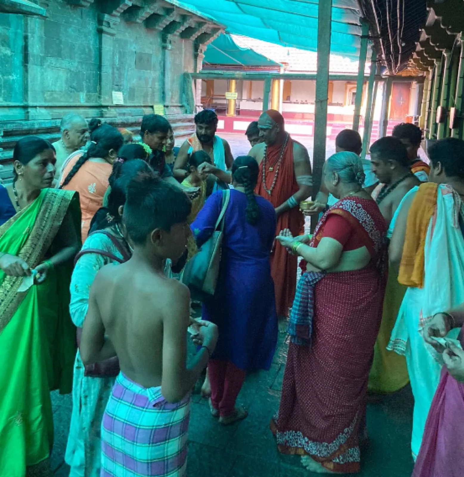 Sri Yogi Guruji on pilgrimage in Goa