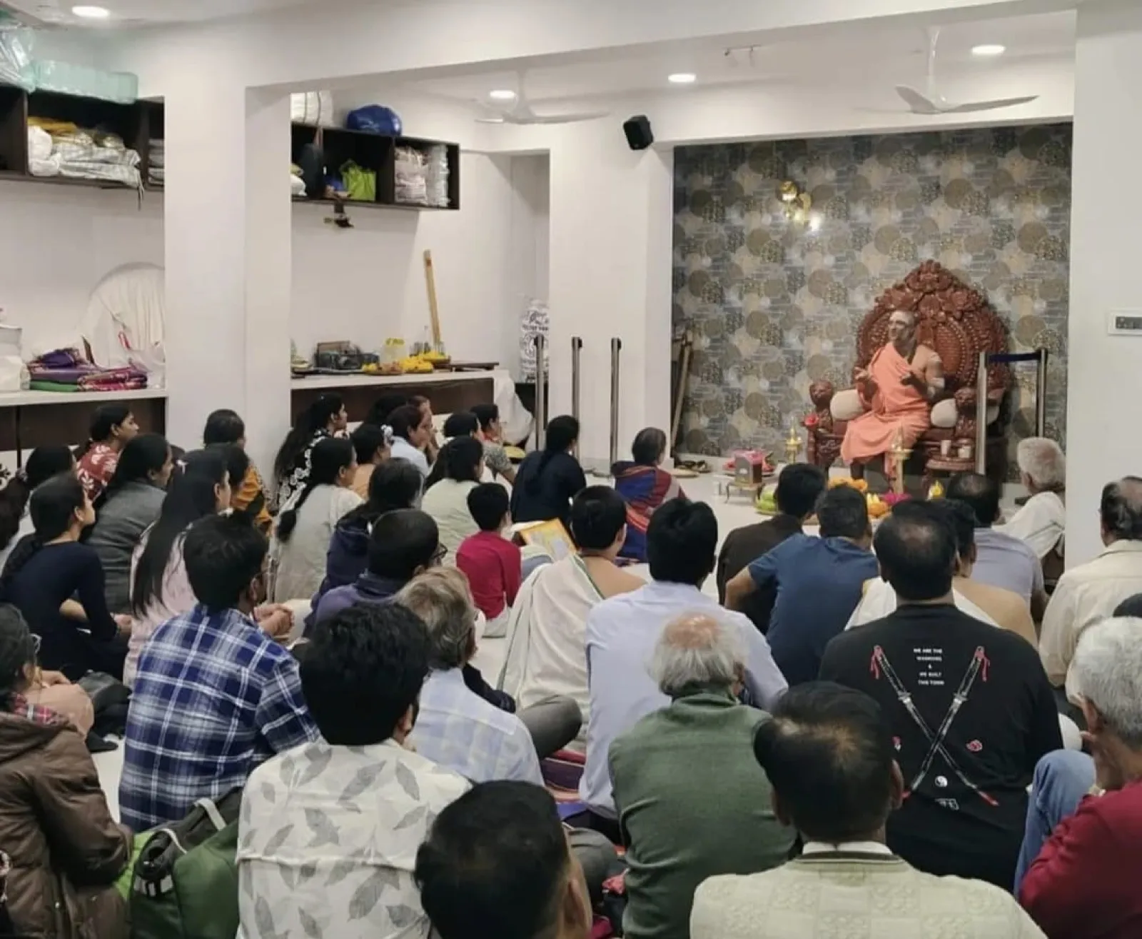 Sri Yogi Guruji among devotees
