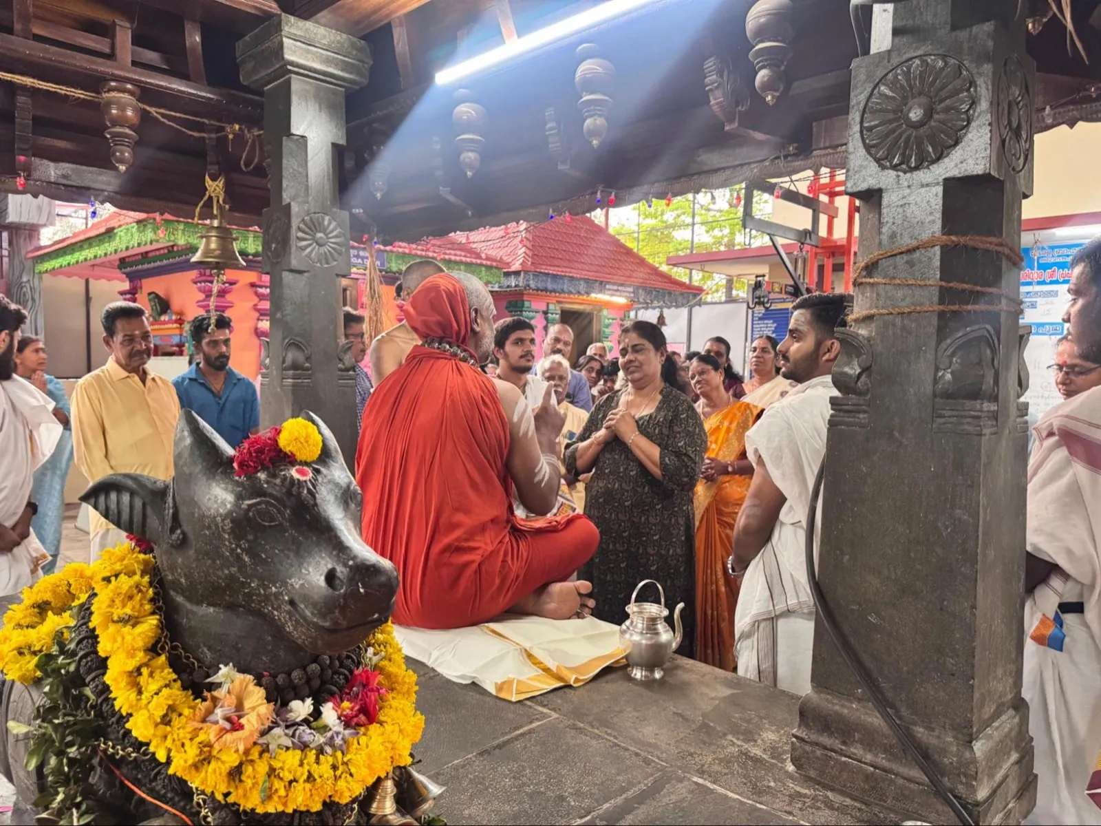Sri Yogi Guruji among devotees