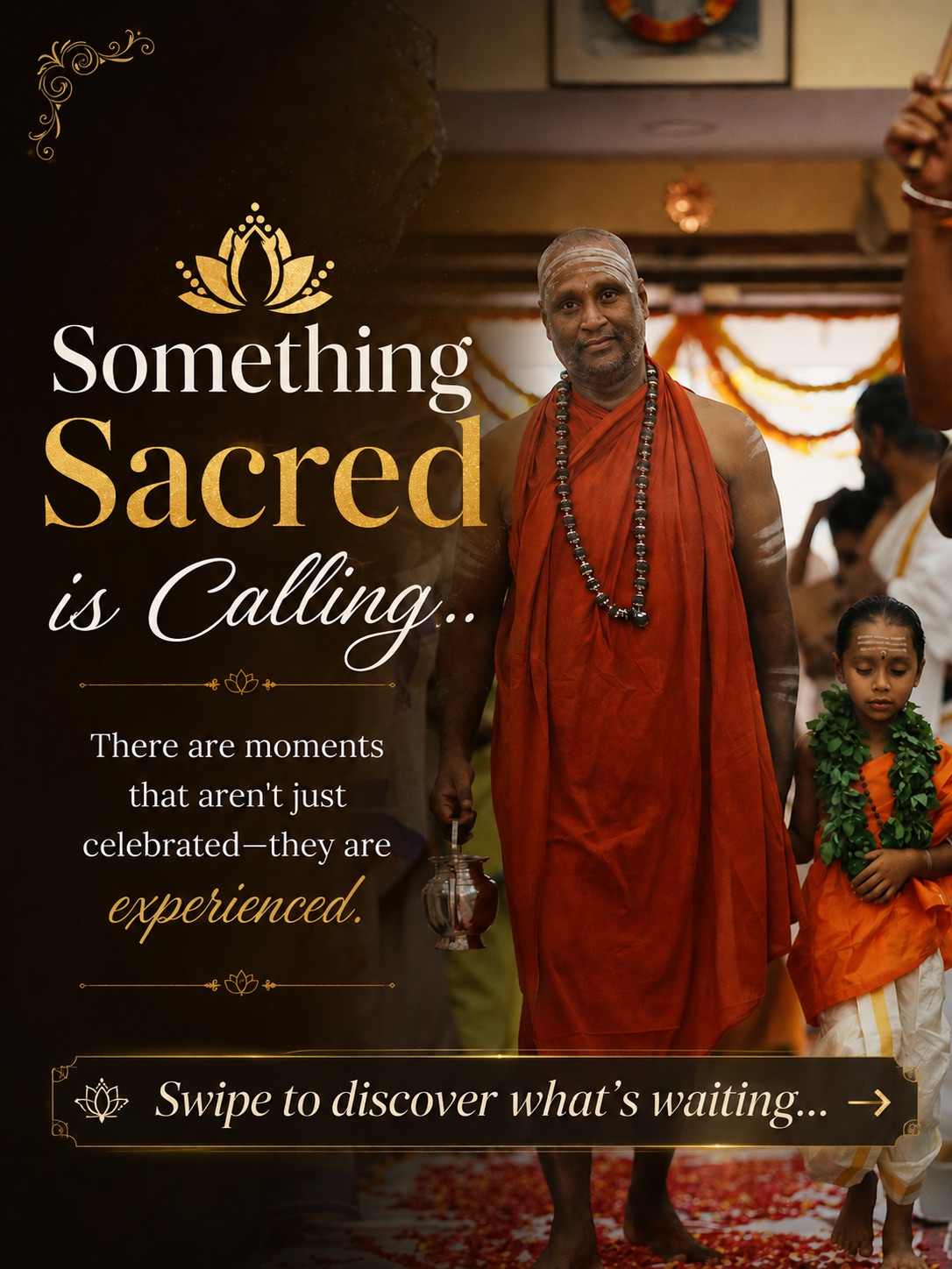 Something Sacred is Calling — Sri Yogi in procession